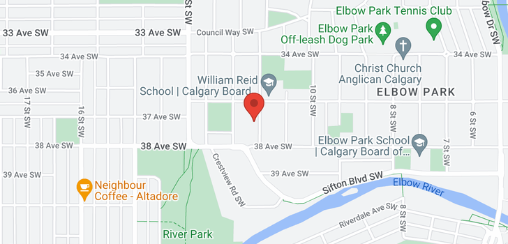 map of 3819 12 ST SW